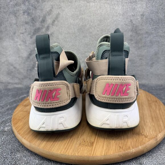 Nike Air Huarache City Shoes Womens Size 11 Green Pink Strap Sneaker AH6787-005 - Picture 5 of 11